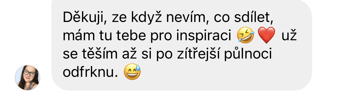 Zpětná vazba od klientky 49