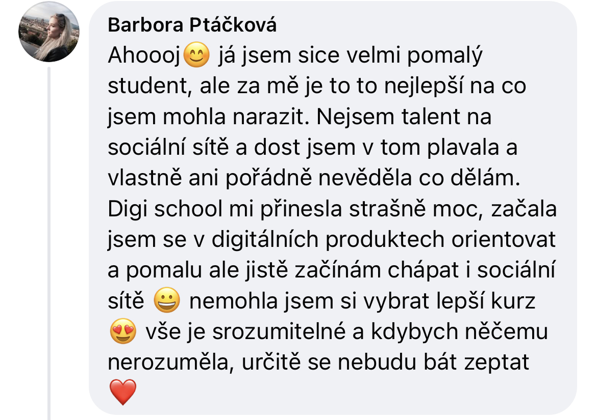 Zpětná vazba od klientky 37