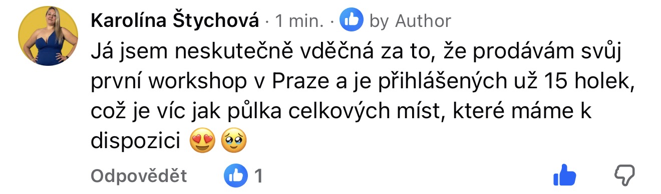 Zpětná vazba od klientky 74