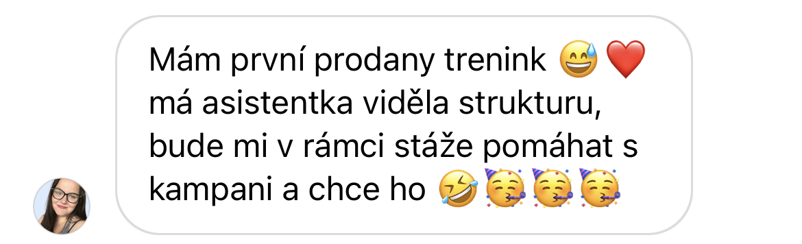 Zpětná vazba od klientky 15