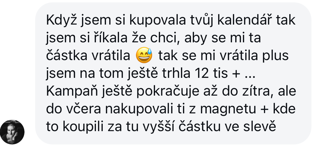 Zpětná vazba od klientky 6