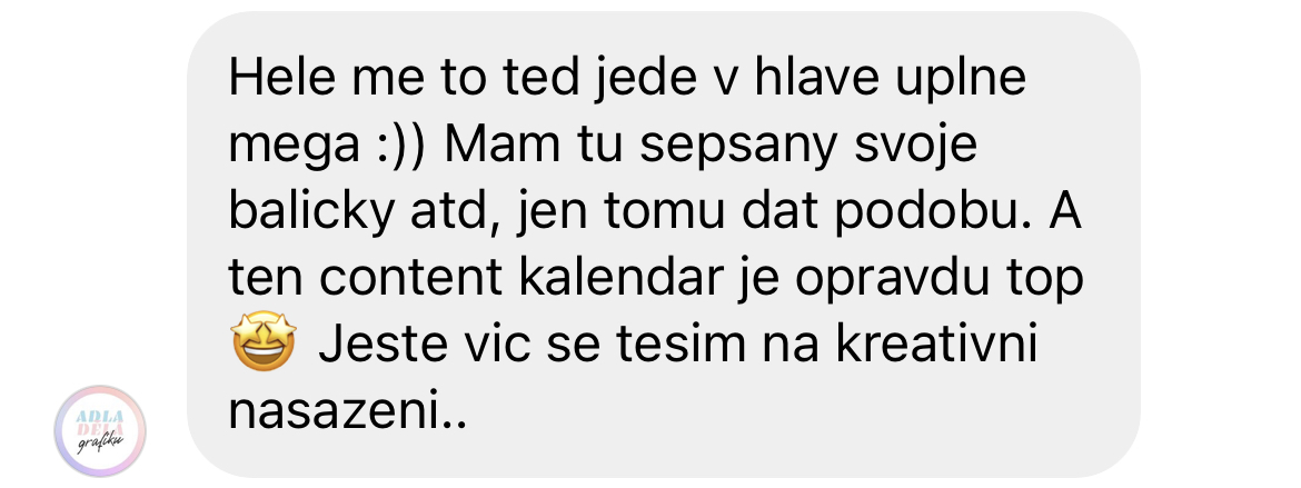 Zpětná vazba od klientky 46