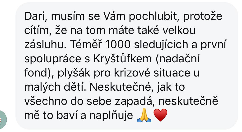 Zpětná vazba od klientky 3