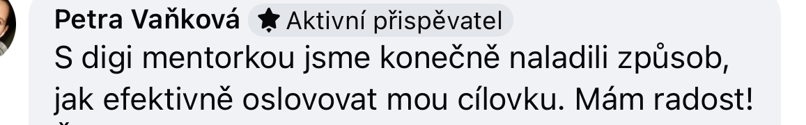 Zpětná vazba od klientky 4