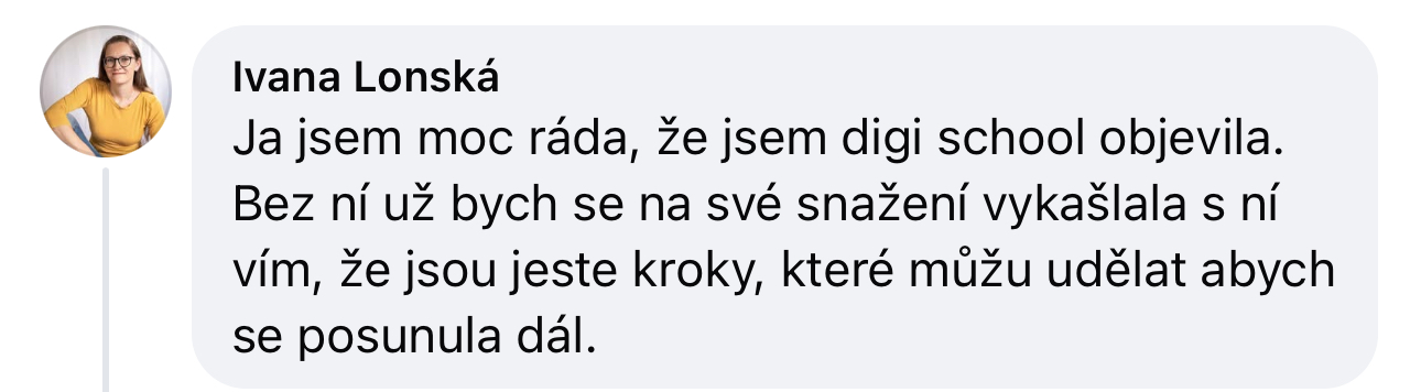 Zpětná vazba od klientky 16