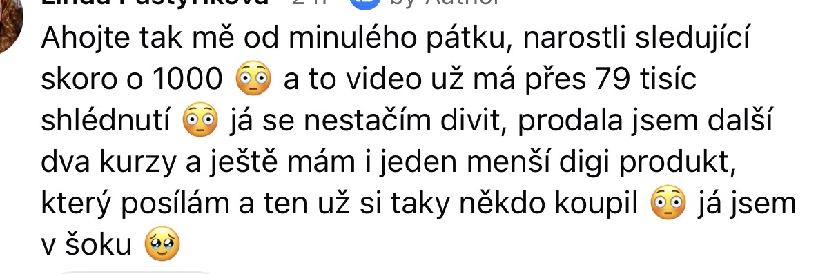 Zpětná vazba od klientky 76