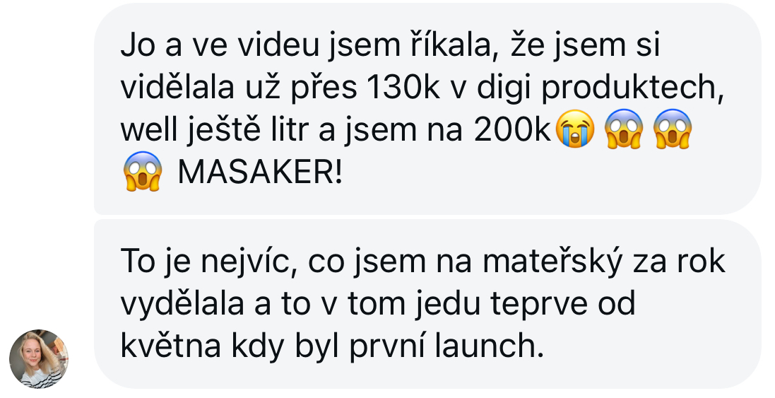 Zpětná vazba od klientky 61