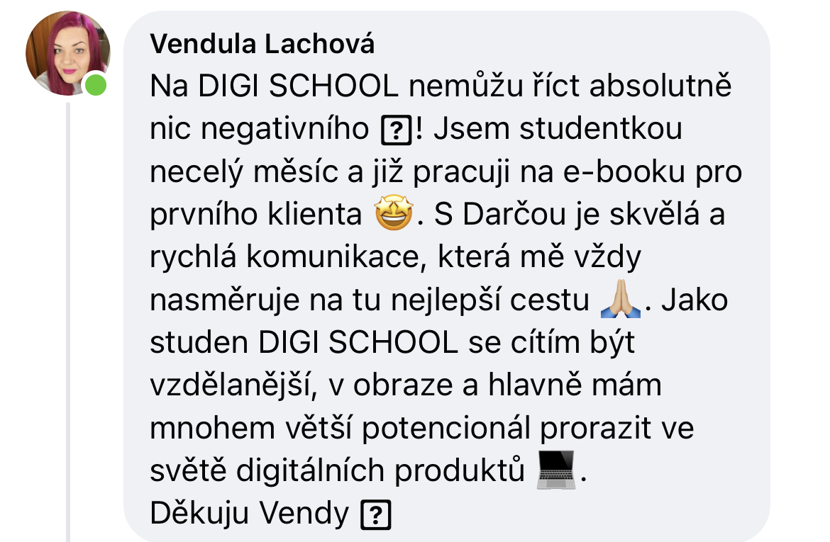 Zpětná vazba od klientky 35