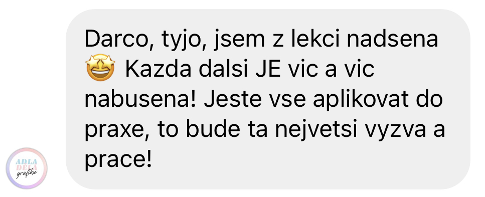 Zpětná vazba od klientky 21