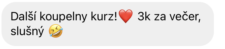 Zpětná vazba od klientky 30